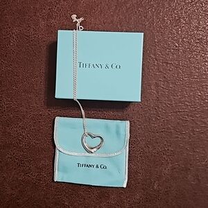 🩵Tiffany & Co. Elsa Peretti Open Heart Pendant Necklace🩵Valentine'sDay!